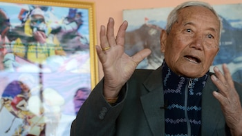 Min Bahadur Sherchan en una fotografía de febrero de 2017 (AFP)