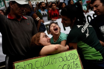La cultivadora Adriana Funaro, ahora