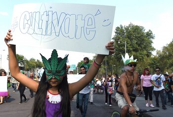 Activistas marcha en Ciudad de
