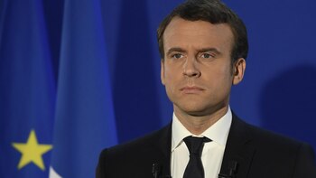 Emmanuel Macron, presidente de Francia