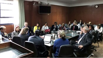 El objeto de la reunión