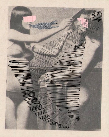 Galería: LambdaLambdaLambda. Pristine, Kosovo. Artista: Juan Pablo Mariano & Dardan Zhegrova. Título: Alone in white, floating and trying to reach you. Técnica: Extract from Zine Año: 2017. Dimensiones: 21 x 15 cm
