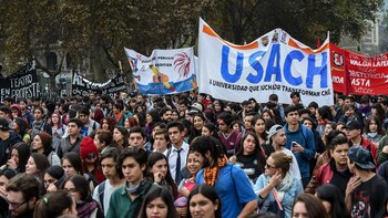 Miles de estudiantes se manifestaron
