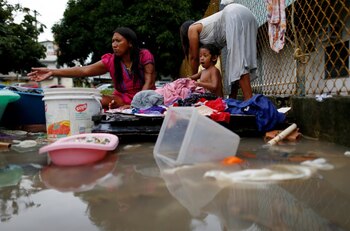 Una madre y su niño