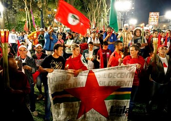 Miembros del Partido Obrero llegaron