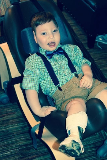 Malachi Carroll en su silla