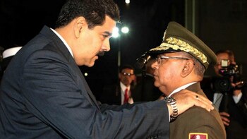 Nicolás Maduro y Néstor Reverol