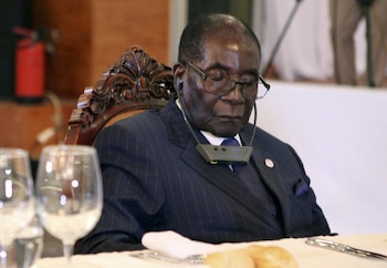 El presidente de Zimbabue Robert