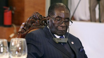 Robert Mugabe, dictador de Zimbabue