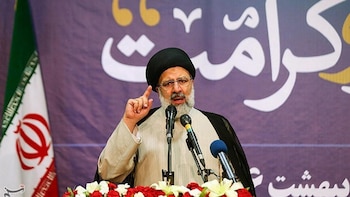El ayatollah Ebrahim Raisi representa