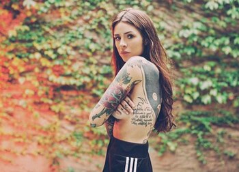 Otra de las fotos provocativas