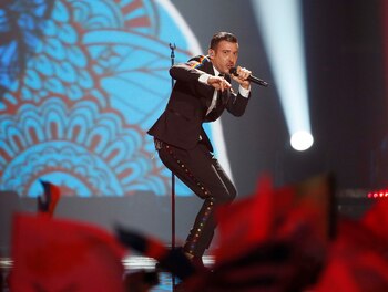 El italiano Francesco Gabbani