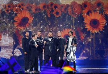 El concursante de Croacia, Jacques Houdek, presentó “My Friend”