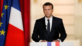 Emmanuel Macron, presidente de Francia