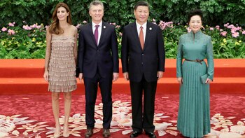 Juliana Awada, Mauricio Macri, Xi
