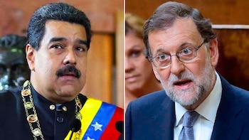Nicolás Maduro y Mariano Rajoy