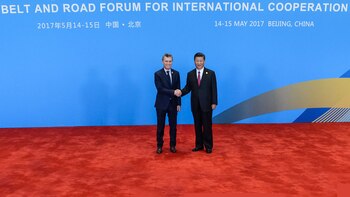 Mauricio Macri junto a Xi