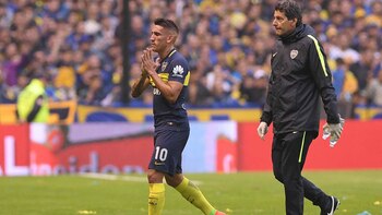 Centurión no continuaría en Boca al finalizar el préstamo y San Pablo busca venderlo (Télam)