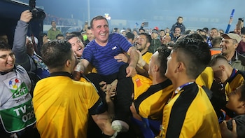 Los futbolistas del Viitorul FC