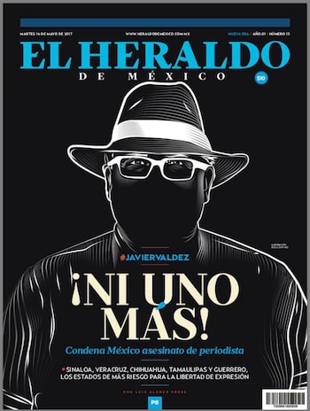 La portada de El Heraldo