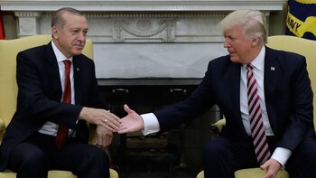 Recep Erdogan y Donald Trump,