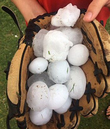 Las tormentas también causaron fuertes