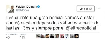 Doman anunció los cambios