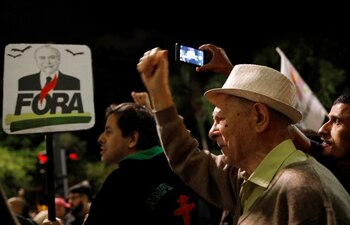 Opositores al gobierno de Temer exigieron la renuncia del mandatario en San Pablo (REUTERS)