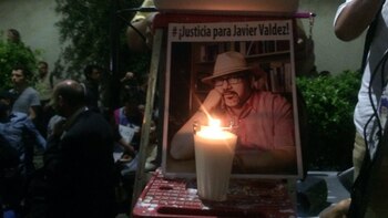 El periodista Javier Valdez fue