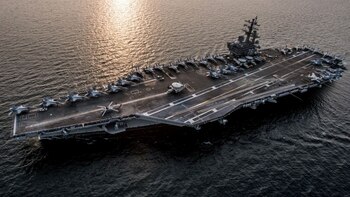 El portaaviones USS Ronald Reagan