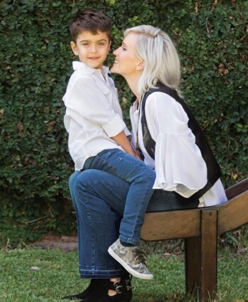 Brenda Gandini con Eloy