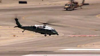 El Marine One transportó al