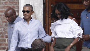 Barack Obama y Michelle en