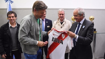 El presidente Rodolfo D’Onofrio le