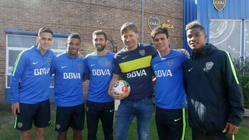 Los jugadores del plantel de