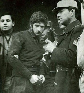 Sergio Schoklender cuando fue detenido