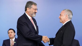 Torquato Jardim y Michel Temer