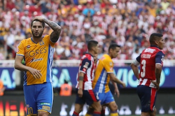 La reacción de Andre Pierre Gignac, estrella de los Tigres