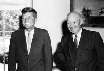 Kennedy junto al ex presidente