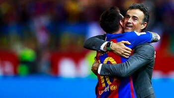 El abrazo de Messi y