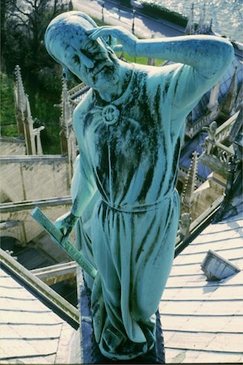 El arquitecto Eugène Viollet-le-Duc, como