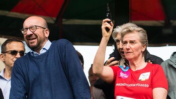 Charles Michel y la princesa