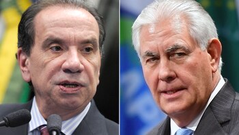 Aloysio Nunes y Rex Tillerson
