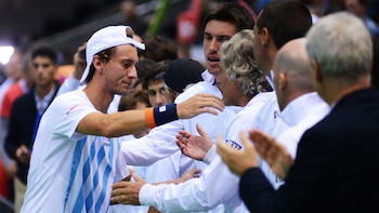 Renzo Olivo, tras uno de