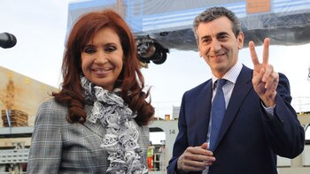 Cristina Kirchner con Florencio Randazzo