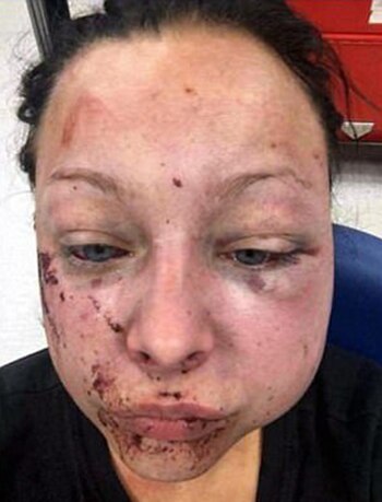 Webber sorprendió a la mujer