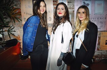 Juana, Candelaria y Micaela Tinelli,