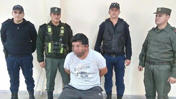 La foto del sospechoso detenido