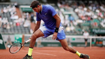 Del Potro vuelve al polvo