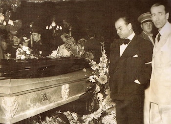El velatorio de Carlos Gardel